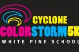 C YCLONE COLOR STORM 5 K set for Saturday, September 14th to benefit White Pine School PTO C YCLONE COLOR STORM 5 K set for Saturday, September 14th to benefit White Pine School PTO