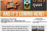 It’s Open Season On All Clay Targets – Crazy Quail, October 16-19, 2013