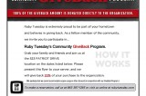 Maury Middle School & Ruby Tuesday Community GiveBack Program