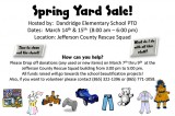 Dandridge Elementary School Spring Yard Sale, March 14 & 15, 2014 – Jefferson County Rescue Squad