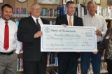 State and Local Dignitaries Visit Parrott-Wood Library for Grant Presentation