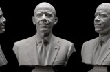 3-D Printed Bust of President Obama on View for Presidents Day at the National Portrait Gallery