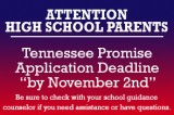 Tennessee Promise Deadline By November 2, 2015