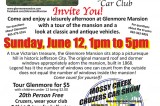 Glenmore Mansion & Mossy Creek Cruzers – Come Tour The Mansion And See Classic And Antique Cars, June 12, 2016