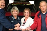 Mosy Creek Cruzers Presents New Mark Fire and Rescue Team with Donation for Equipment