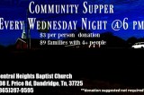 Central Heights Baptist Church Community Supper, March 8, 2017