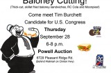 Old Fashioned Baloney Cutting – Meet Tim Burchett For US Congress, September 28, 2017 Old Fashioned Baloney Cutting – Meet Tim Burchett For US Congress, September 28, 2017