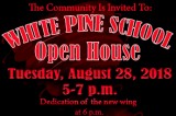 White Pine School Open House August 28 White Pine School Open House August 28