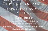 Jefferson County Republican Party Reorganization Mass Meeting, January 28, 2023
