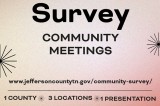 PUBLIC NOTICE – Jefferson County Survey Community Meetings, October 5 & 26, November 30, 2023 PUBLIC NOTICE – Jefferson County Survey Community Meetings, October 5 & 26, November 30, 2023