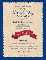Memorial Day Celebration, Dandridge Town Hall Stage, May 27, 2024